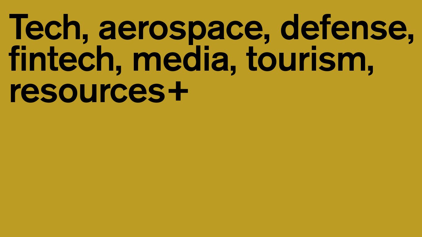 Bond and Bourne Design – Tech, aerospace, defense, fintech, media, tourism, resources+ ,